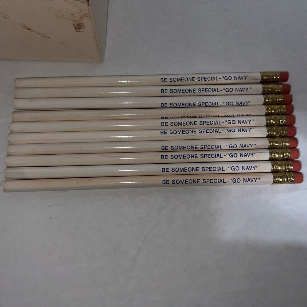 1970s Navy Recruiter "BE SOMEONE SPECIAL - Go Navy" #2 Pencils - Pack of 10